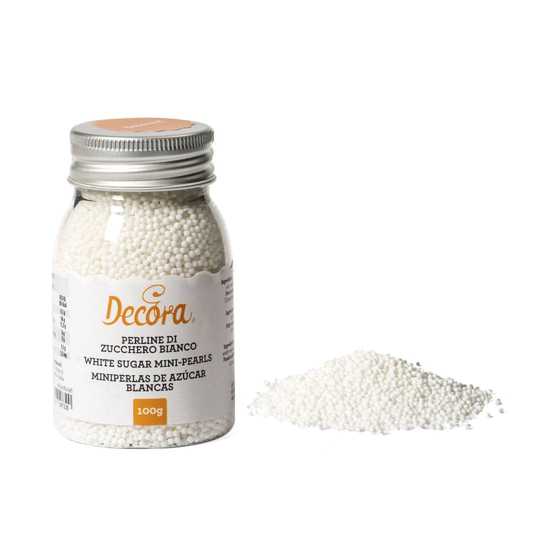 Perline di Zucchero Bianco – Decora - immagine 2
