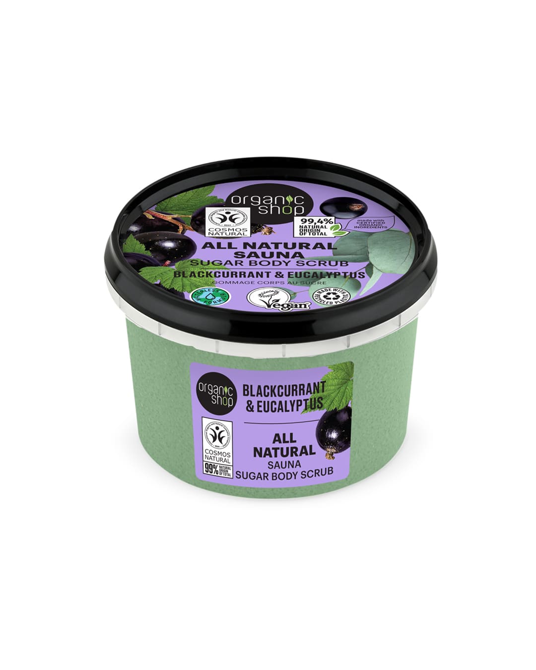 SCRUB CORPO RIBES NERO & EUCALIPTO organic shop - immagine 2