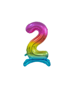 Palloncino N°2 Arcobaleno 30″ Cm.76 – Autoreggente