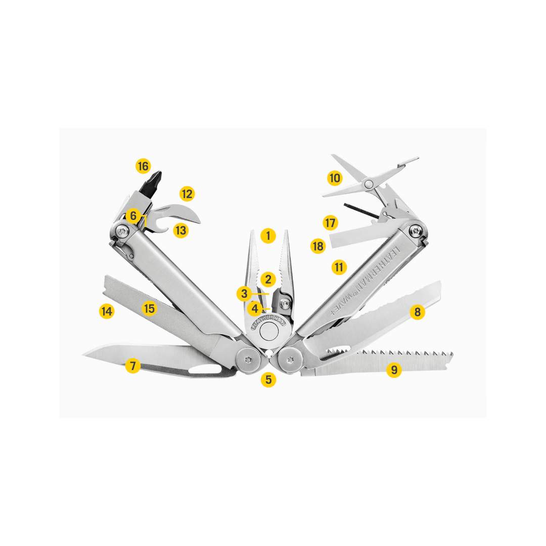 Pinza Multifunzione Leatherman – WAVE PLUS™ Black - immagine 4