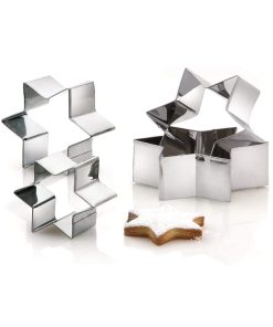 Taglia Biscotto in acciaio inox – Stella 6 punte cm 4,5