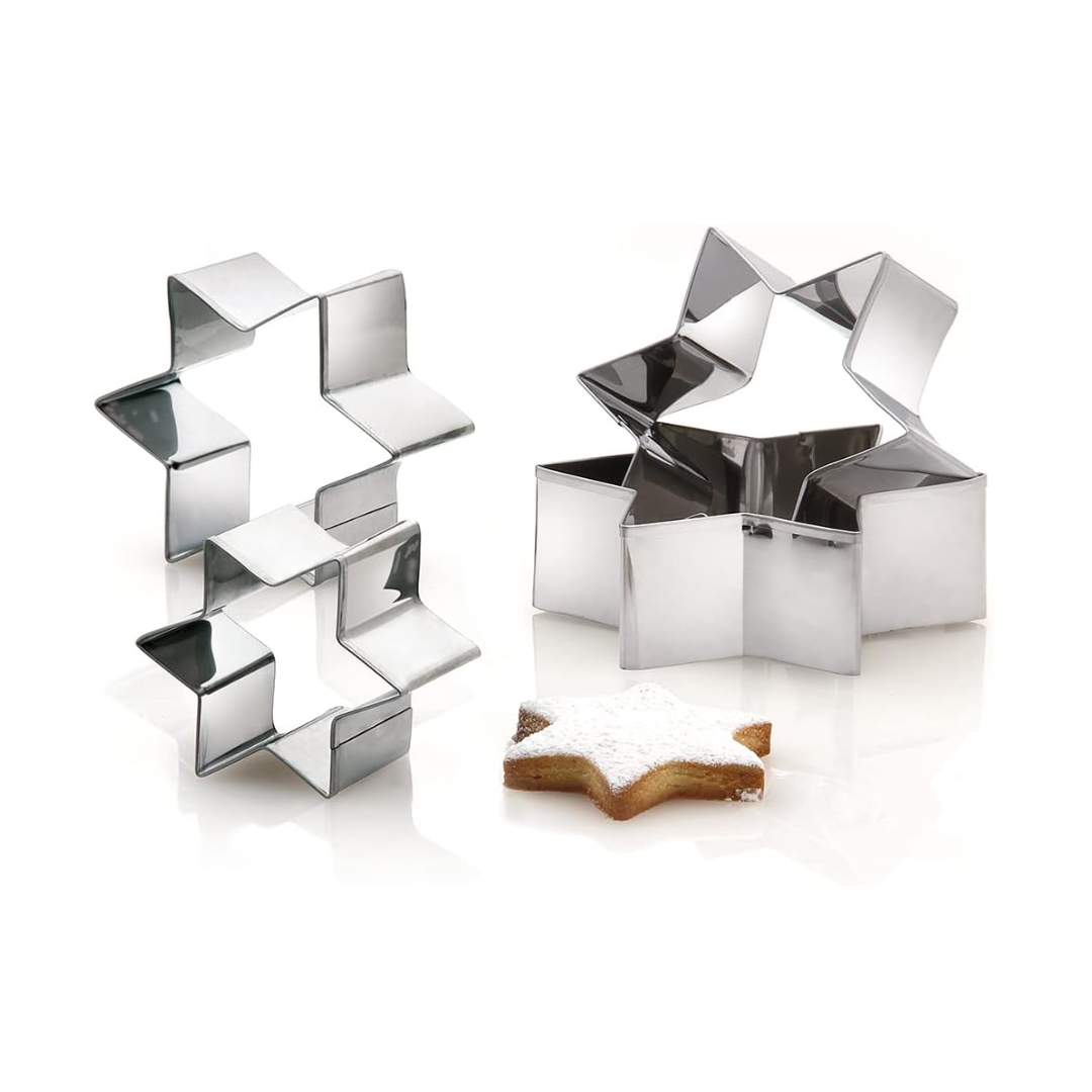 Taglia Biscotto in acciaio inox – Stella 6 punte cm 4,5