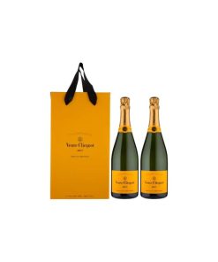 Veuve Clicquot Brut Champagne 2 Bottiglie con Astuccio