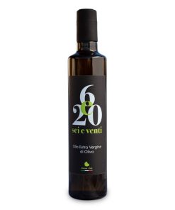 Olio EVO DOP BIO monocultivar di Dritta in bottiglia di Vetro – Sei e Venti