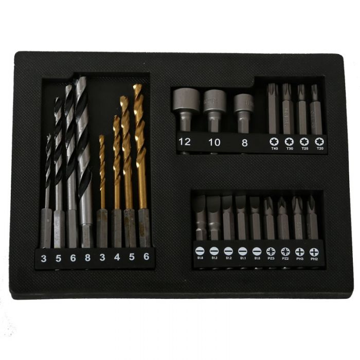 Makita CLX228SAX2 KIT TRAPANO AVVITATORE A IMPULSI 10,8V 2Ah 3 BATTERIE ACCESSORI INCLUSI - immagine 4