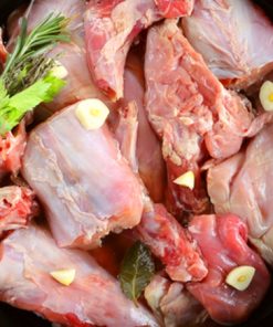 Coniglio Nostrano (intero) tagliato a pezzi