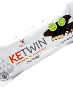 KeForma Barretta Proteica Senza Polioli KE TWIN Gusto Doppio Cioccolato 40 g.