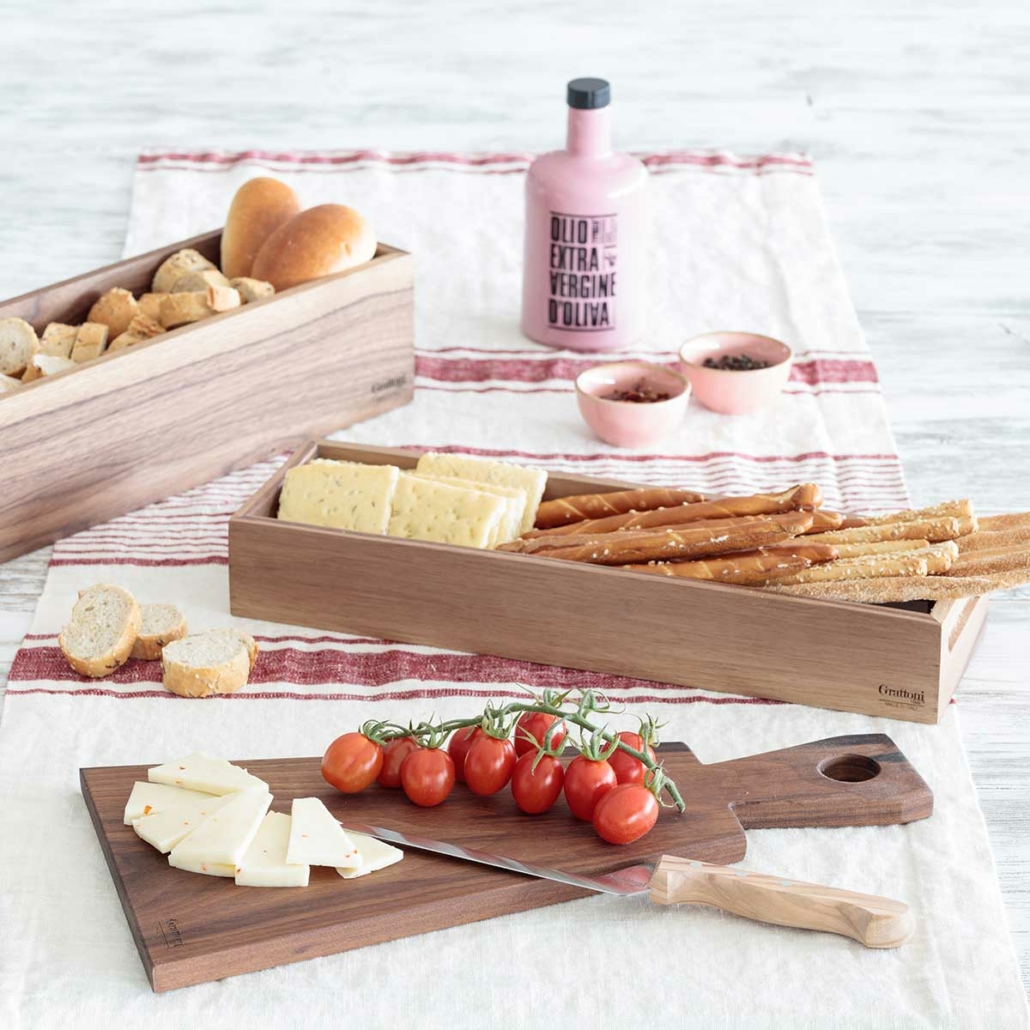 Grattoni Box Rettangolare in legno di Noce - immagine 3