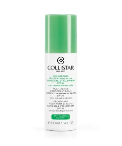 COLLISTAR DEODORANTE SPRAY NO GAS MULTI-ATTIVO 24 H SENZA SALI D’ALLUMINIO 100 ML