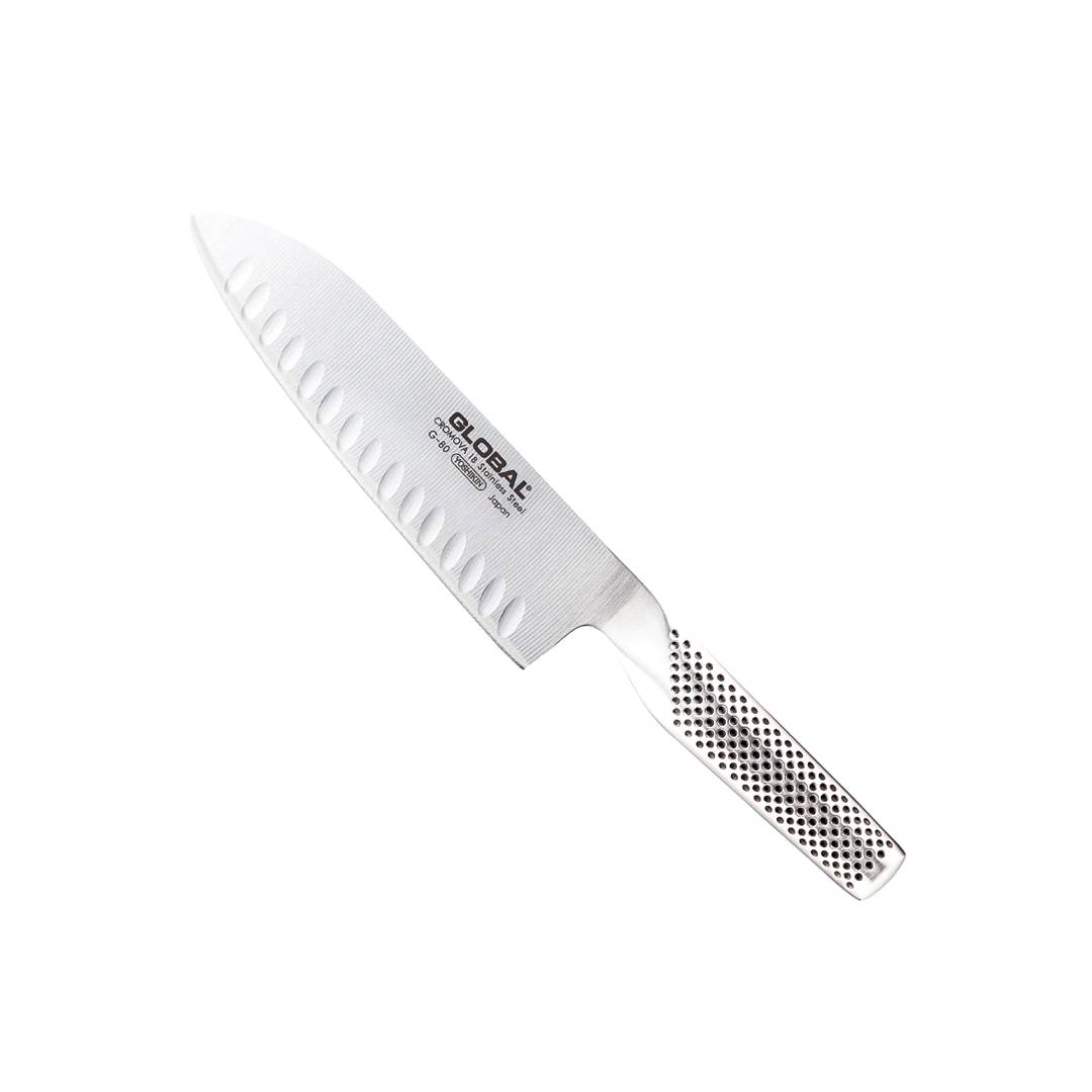 Coltello Global G80 – Santoku Olivato cm 18/30,5 - immagine 3