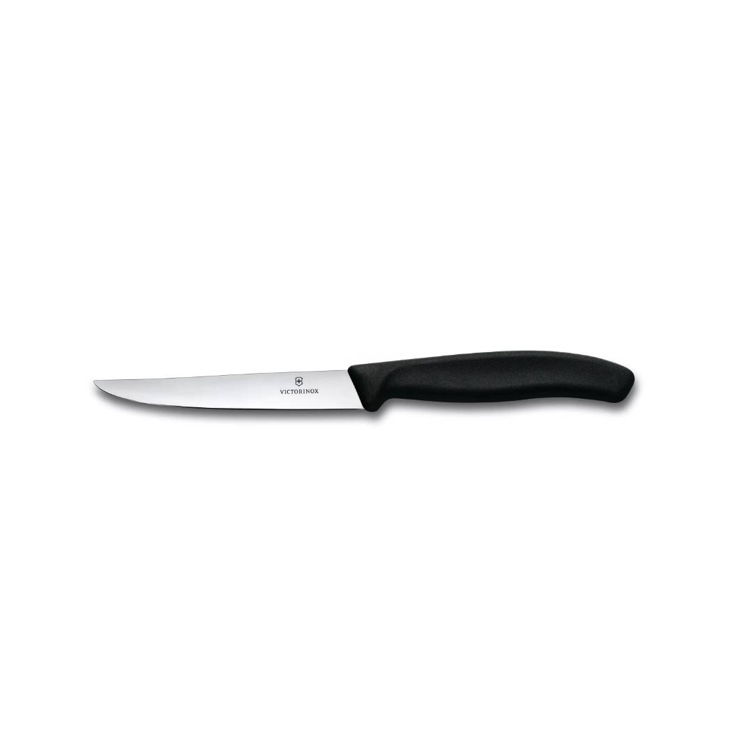 Coltello da Tavola con Lama Liscia, nero – Swiss Classic Victorinox - immagine 2