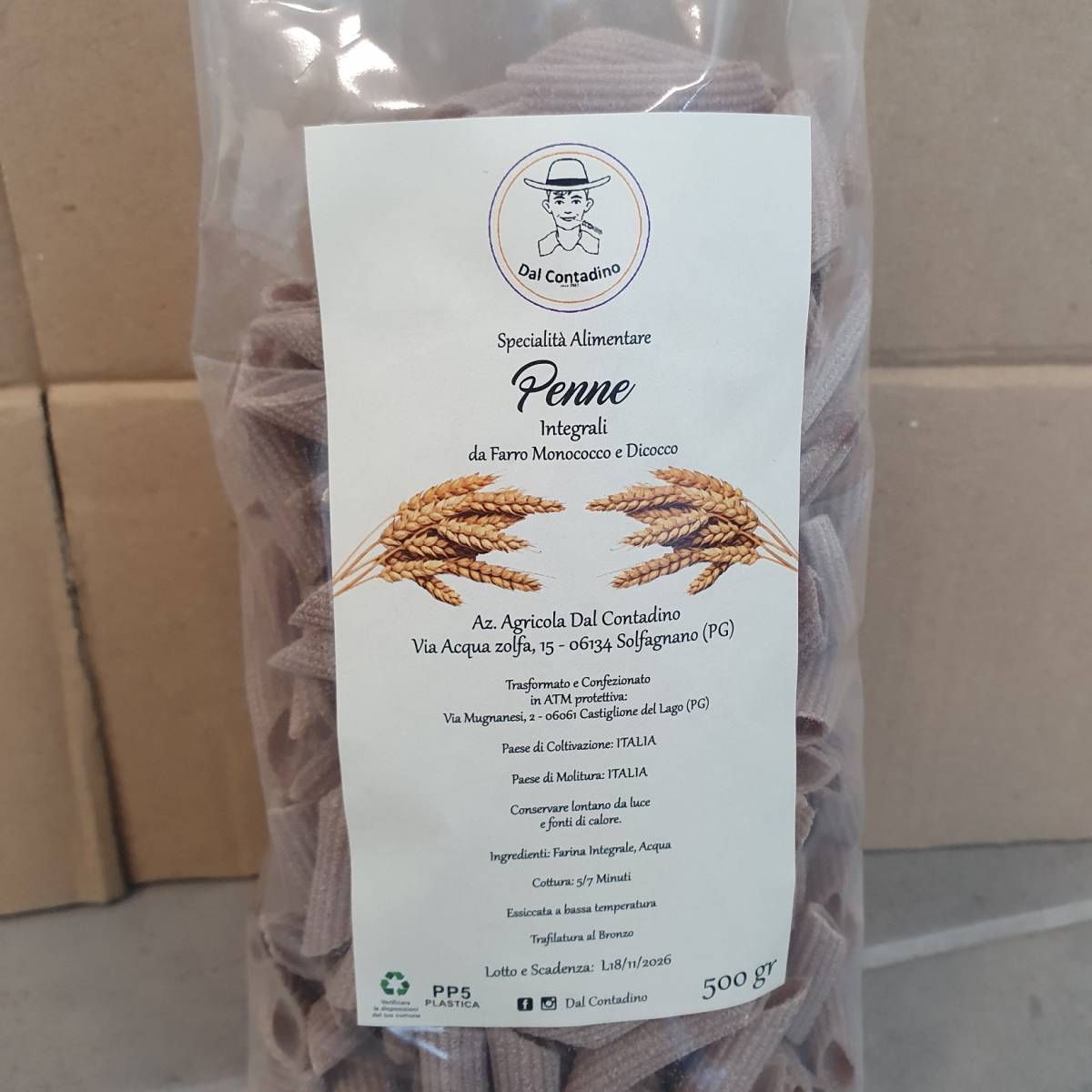 Penne Integrali di Farro