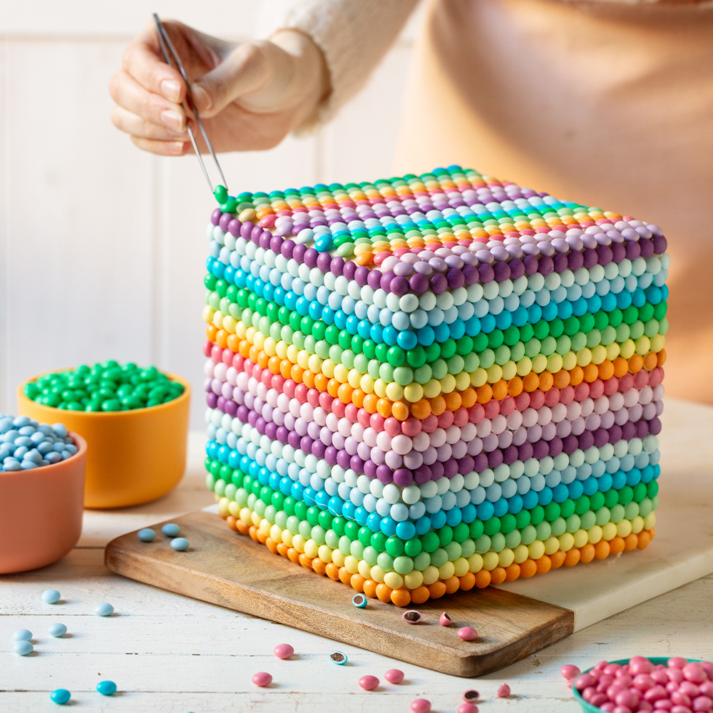 Decorazioni di Cioccolato al Latte – viola - immagine 3