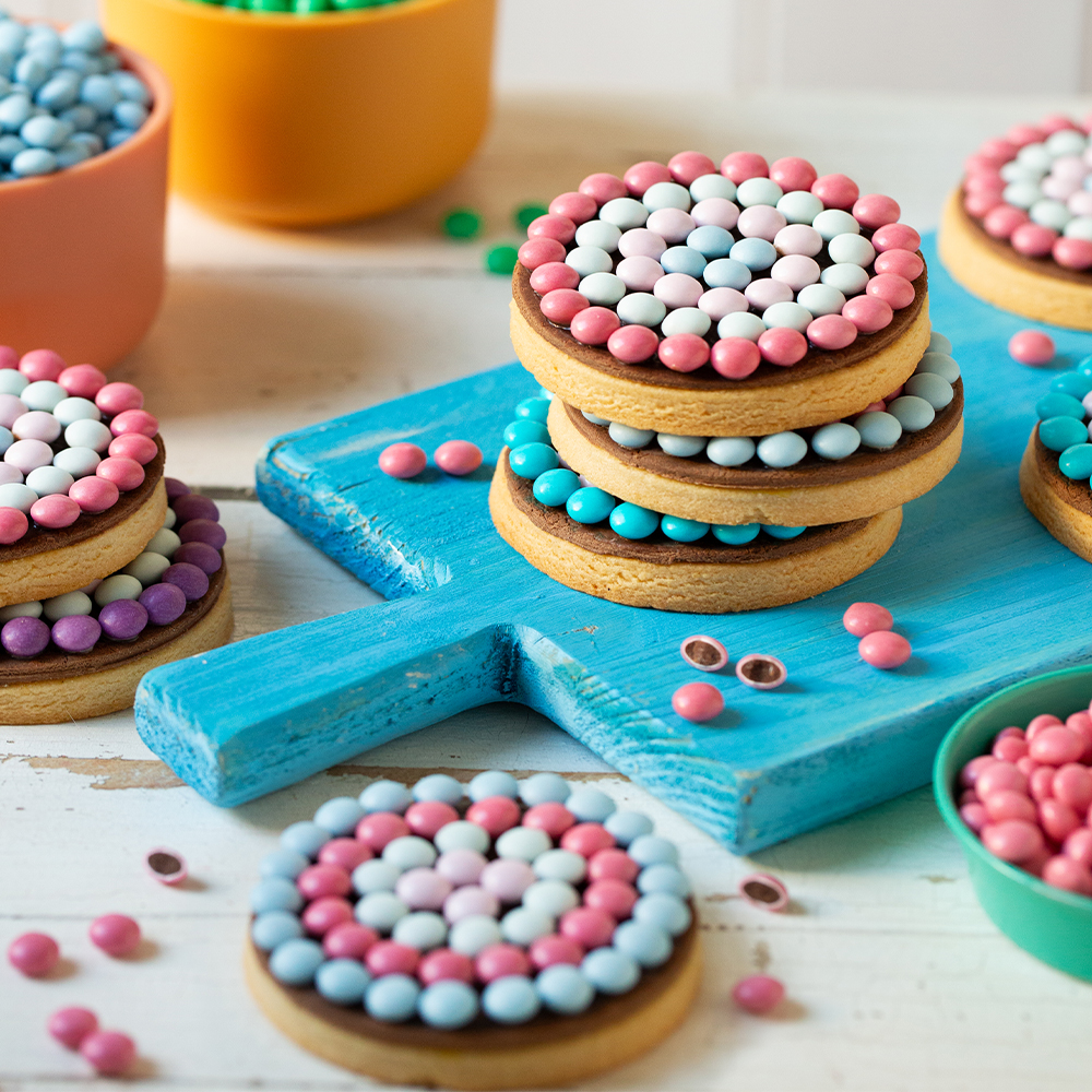 Decorazioni di Cioccolato al Latte – viola - immagine 4