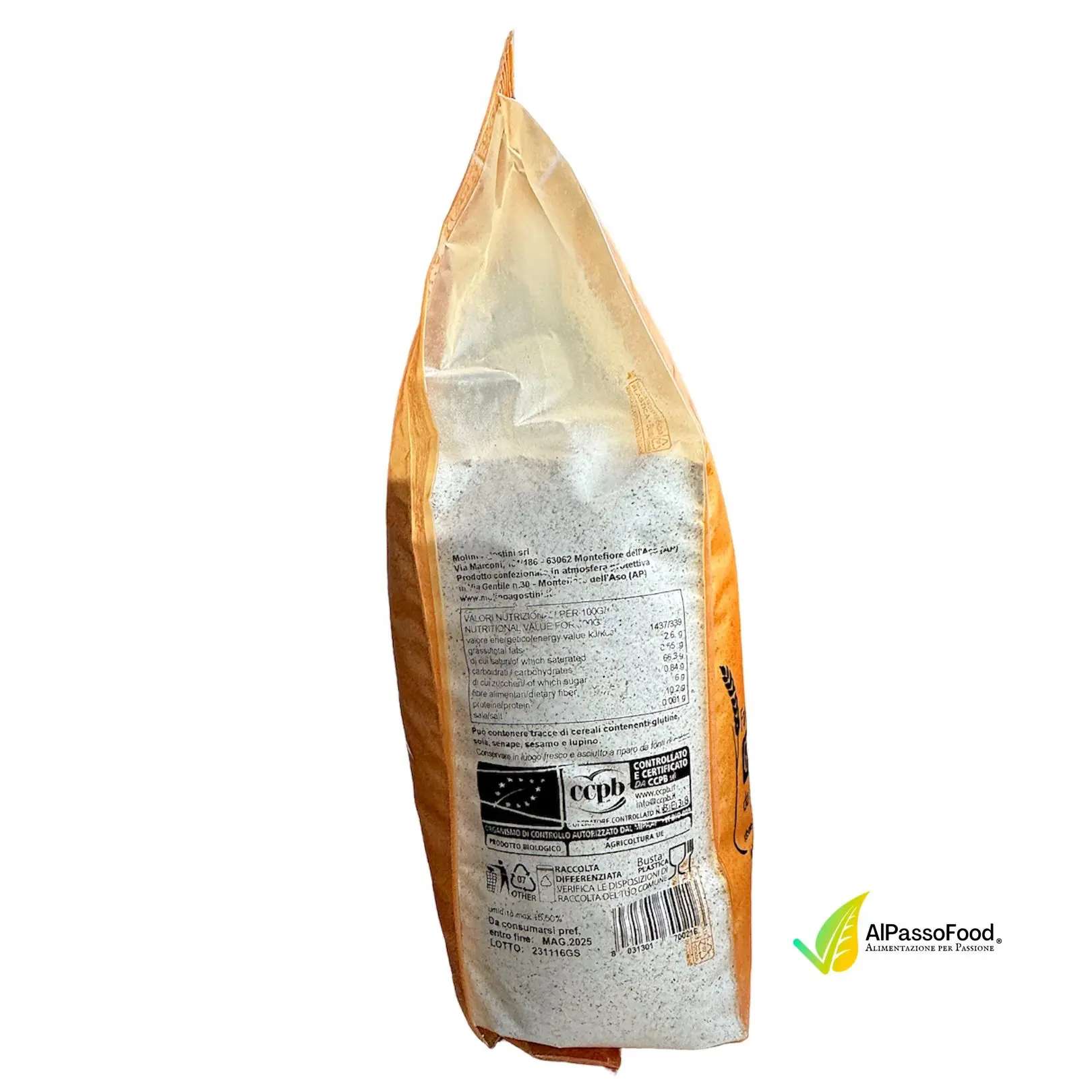 Farina di Grano Saraceno Semintegrale Biologico 1Kg - immagine 3