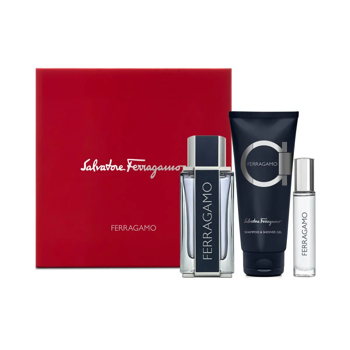 FERRAGAMO CONFEZIONE REGALO EDT 100 ML + SHOWER GEL 100 ML + EDT 10 ML - immagine 4