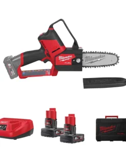 Milwaukee MOTOSEGA A BATTERIA M12FHS-602X 12VOLT 6.0AH 2 BATTERIE LAMA 15CM