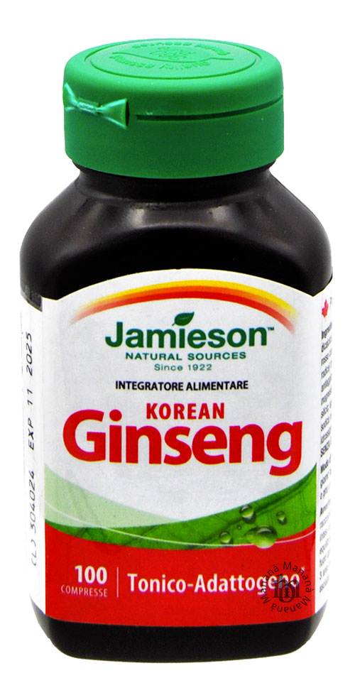Jamieson Korean Ginseng 100 Compresse