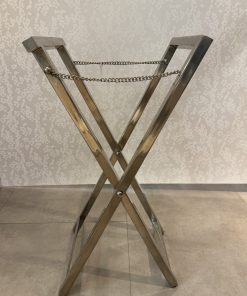 Royal Family Cavalletto Portavassoio in Argento Sheffield