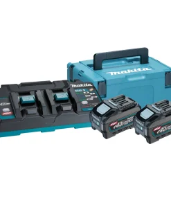 Makita KIT BATTERIA 191U13-9 40V 5.0AH XGT 2 BATTERIE + CARICATORE + VALIGETTA