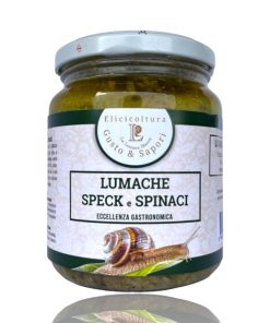 Lumache spinaci e speck