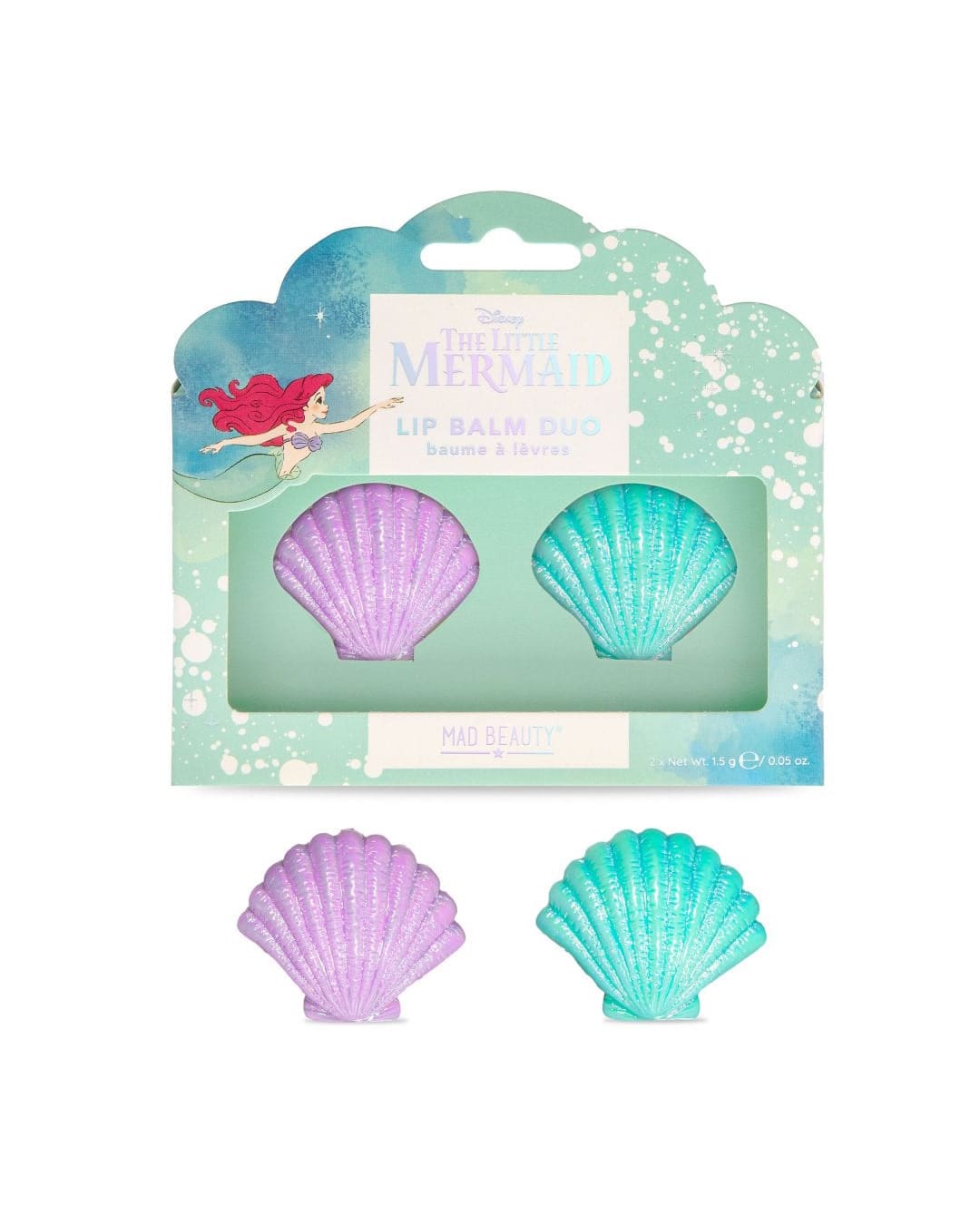 THE LITTLE MERMAID LIP BALM DUO mad beauty - immagine 2