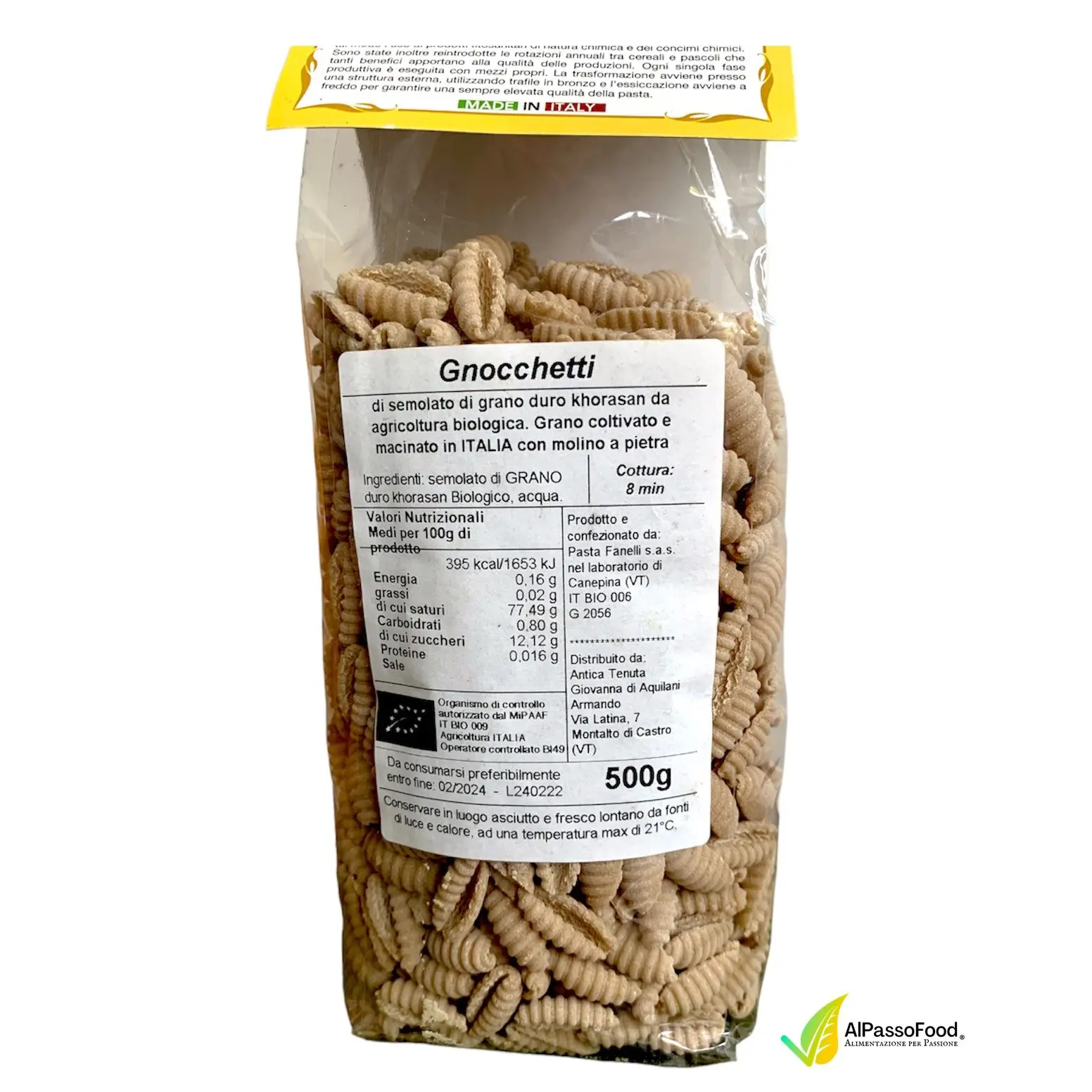 Gnocchetti di Khorasan Biologico 500g - immagine 3