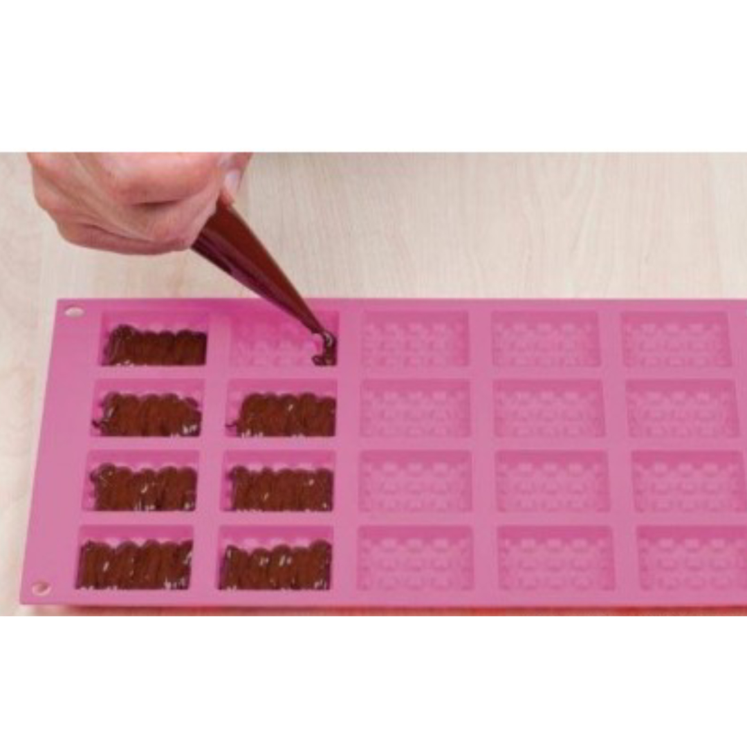 Stampo in Silicone “Mini Waffel” Rettangolari – Silikomart - immagine 3