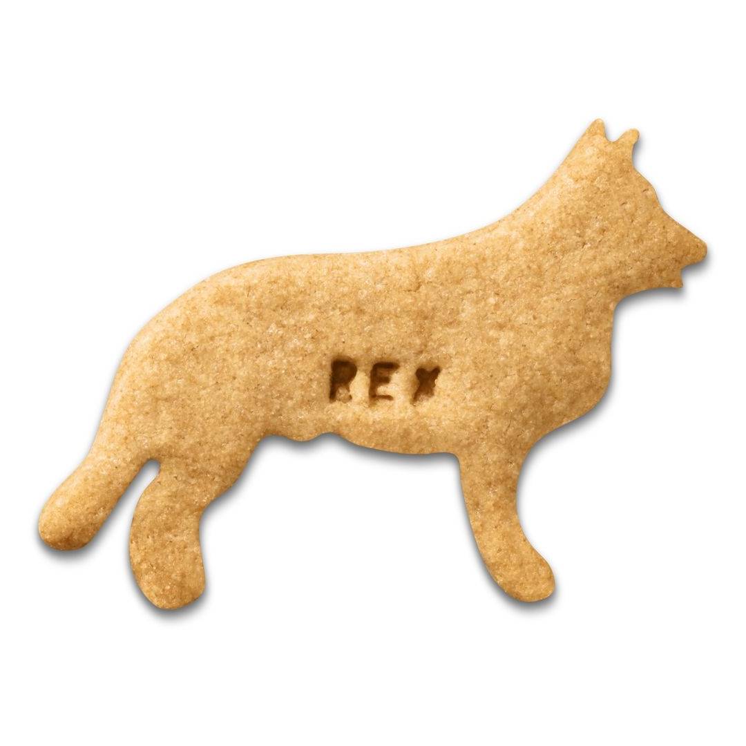 Taglia Biscotto in acciaio inox – cane Pastore Tedesco - immagine 4