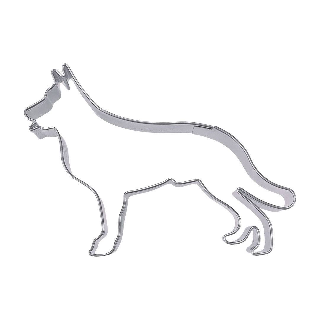 Taglia Biscotto in acciaio inox – cane Pastore Tedesco - immagine 2